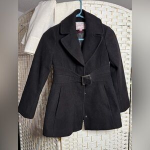 Jessica Simpson Girls Black Peacoat Size 12 (Fits 10/12)